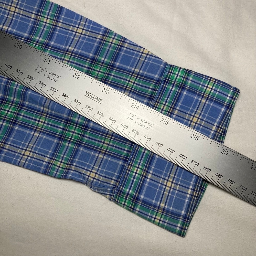 Ralph Lauren Shirt Mens XL Custom Fit Loud Madras Plaid Button Down Long Sleeve - Picture 6 of 8